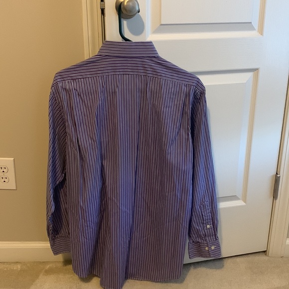 Polo by Ralph Lauren button down. 16 1/2 32/33. Purple - Picture 2 of 2